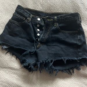 Levi’s 501 Black Jean Shorts